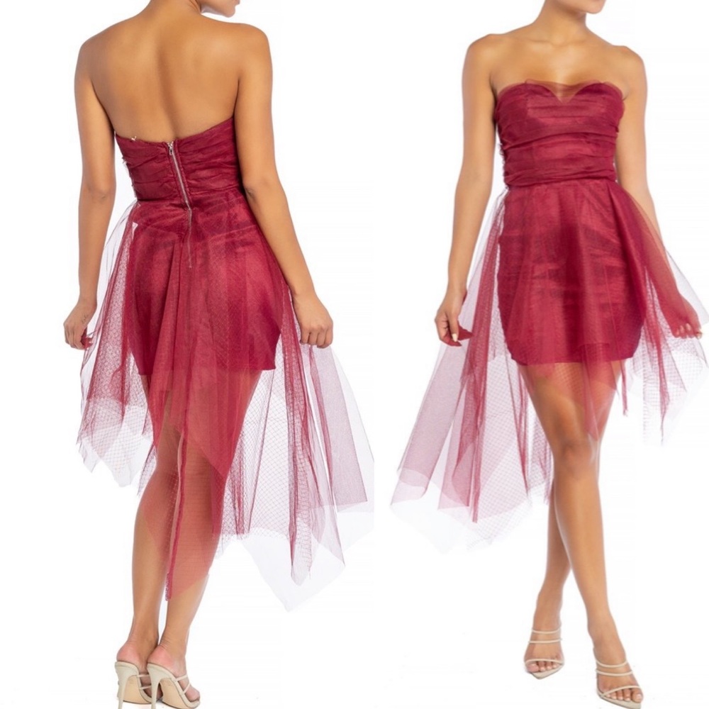 The SJP tulle dress in red. Also avail in black.